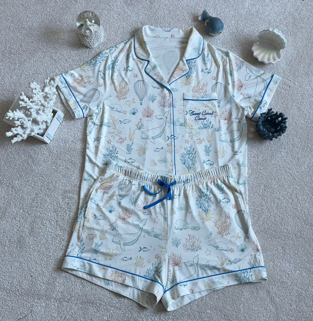 "Coral Cutie" Pajama