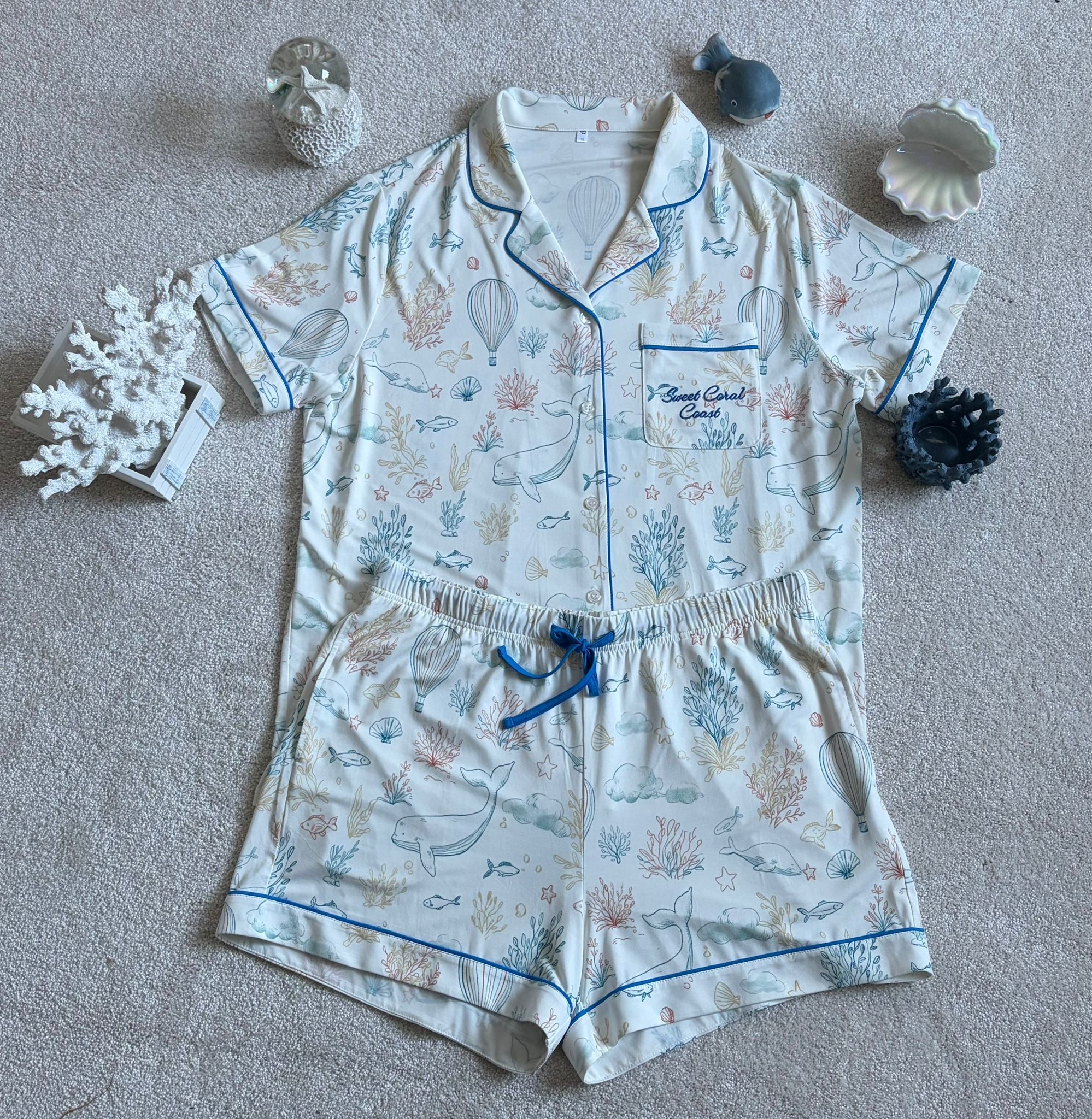"Coral Cutie" Pajama